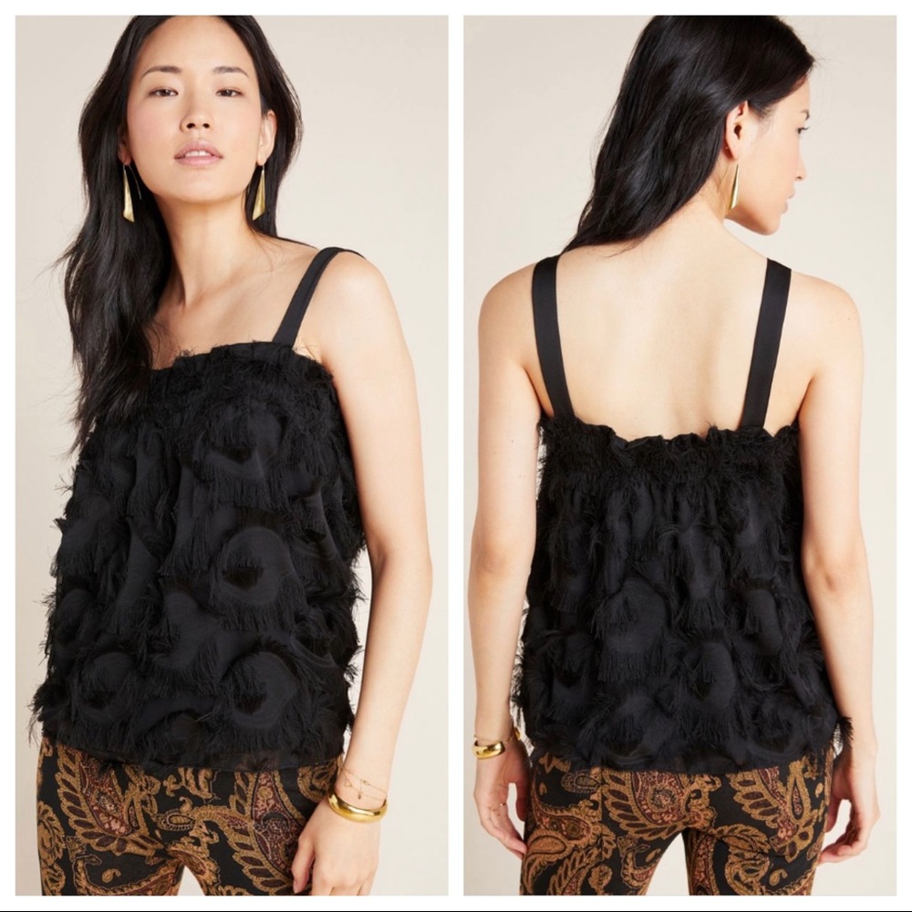NWT Waverly Grey Delia Fringed Tank - Picture 2 of 8